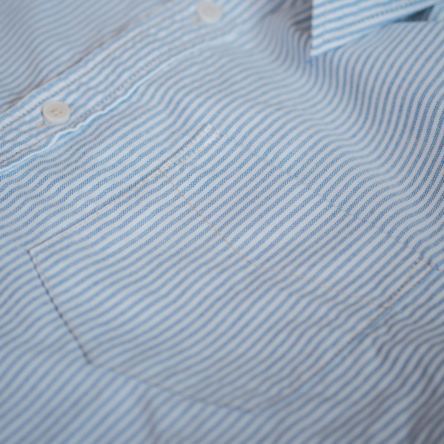 Oxford L/S Button Down Shirt - Blue Stripes