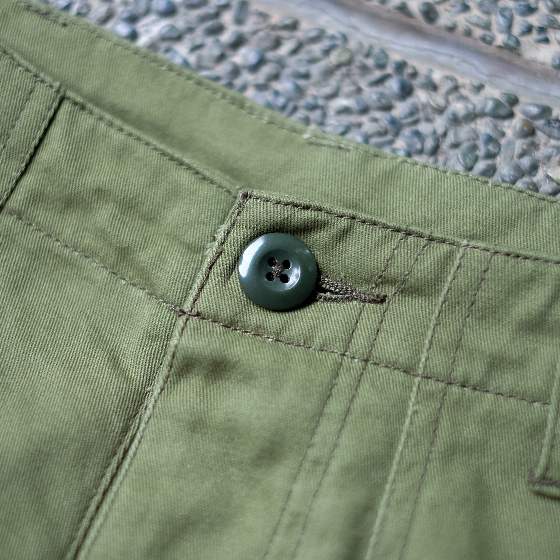 Twill Baker Pants - Olive Green