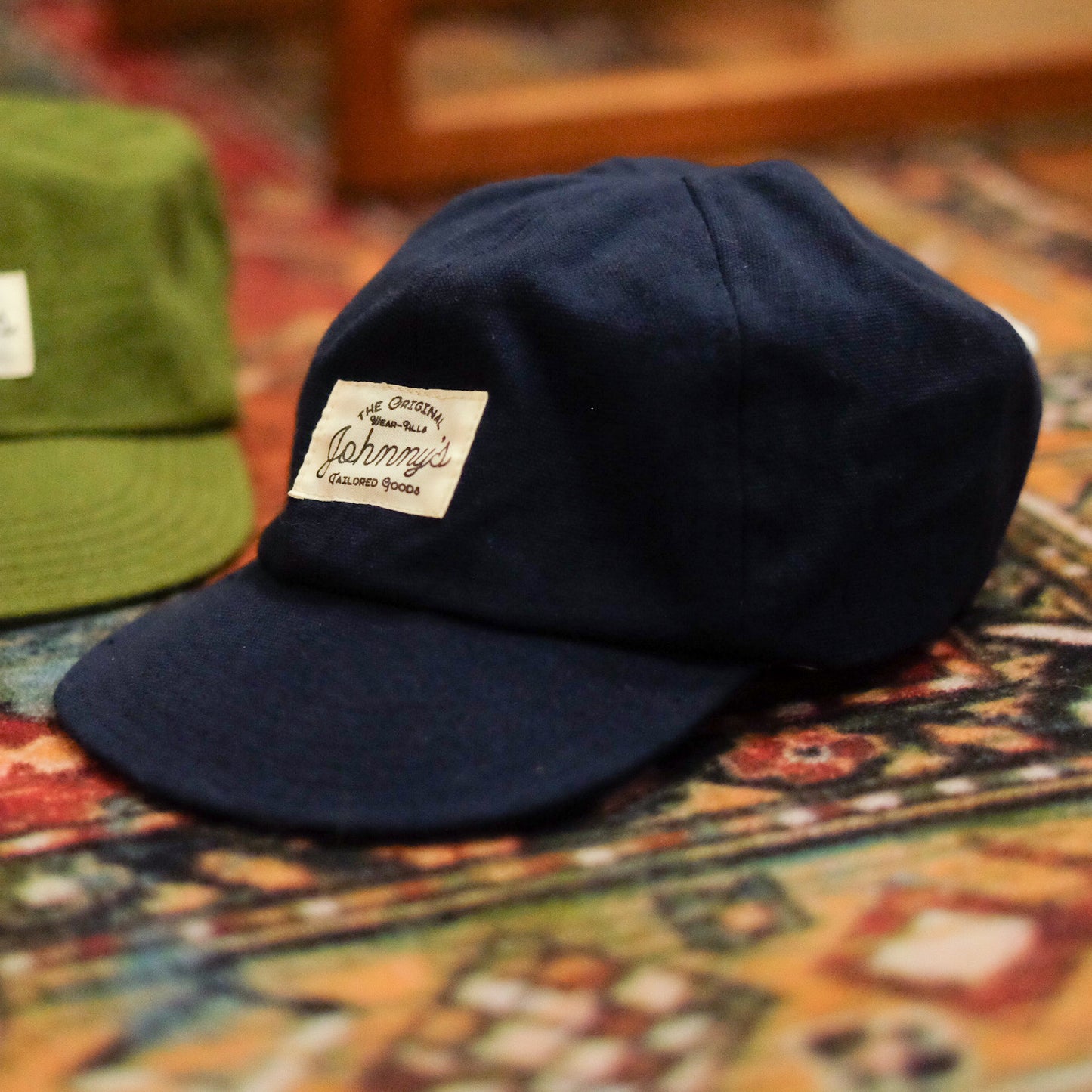 Soft-Brim Canvas Cap - Navy Blue