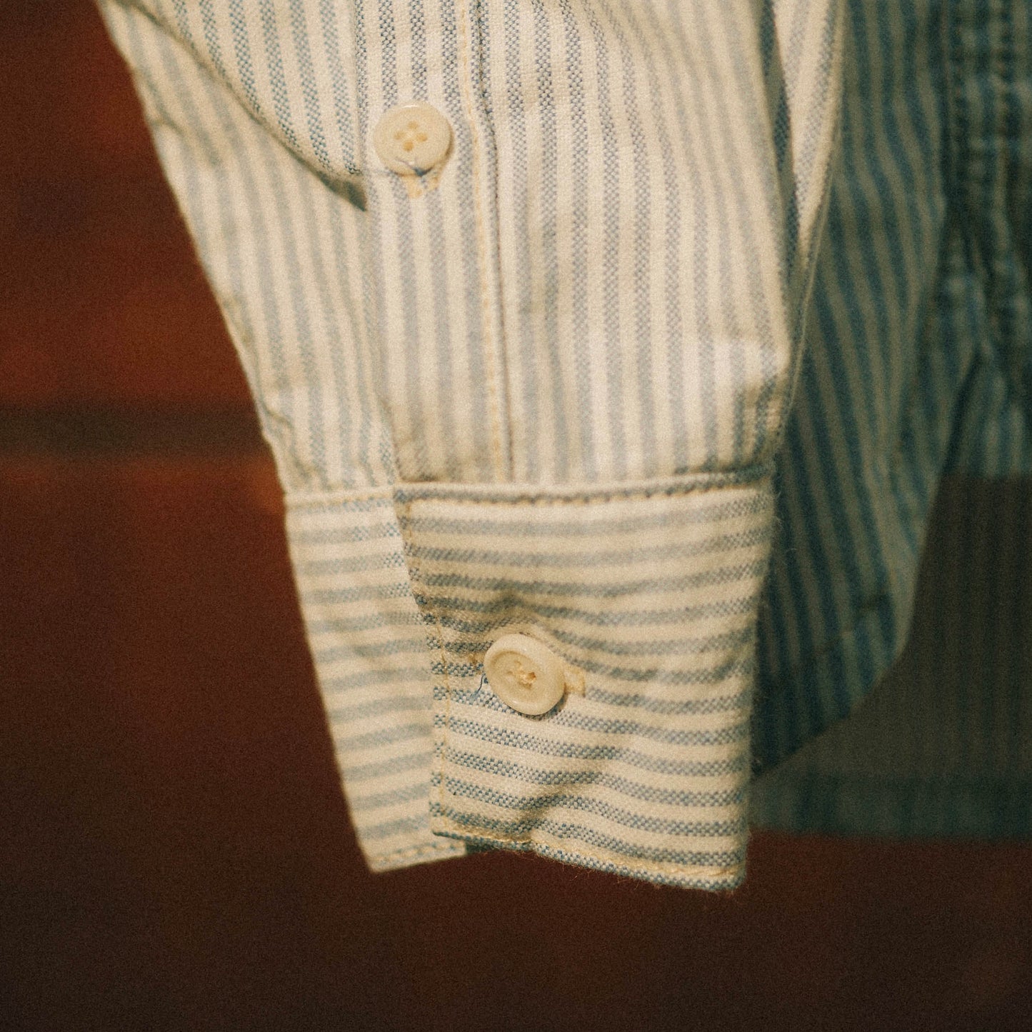 Oxford L/S Button Down Shirt - Blue Stripes