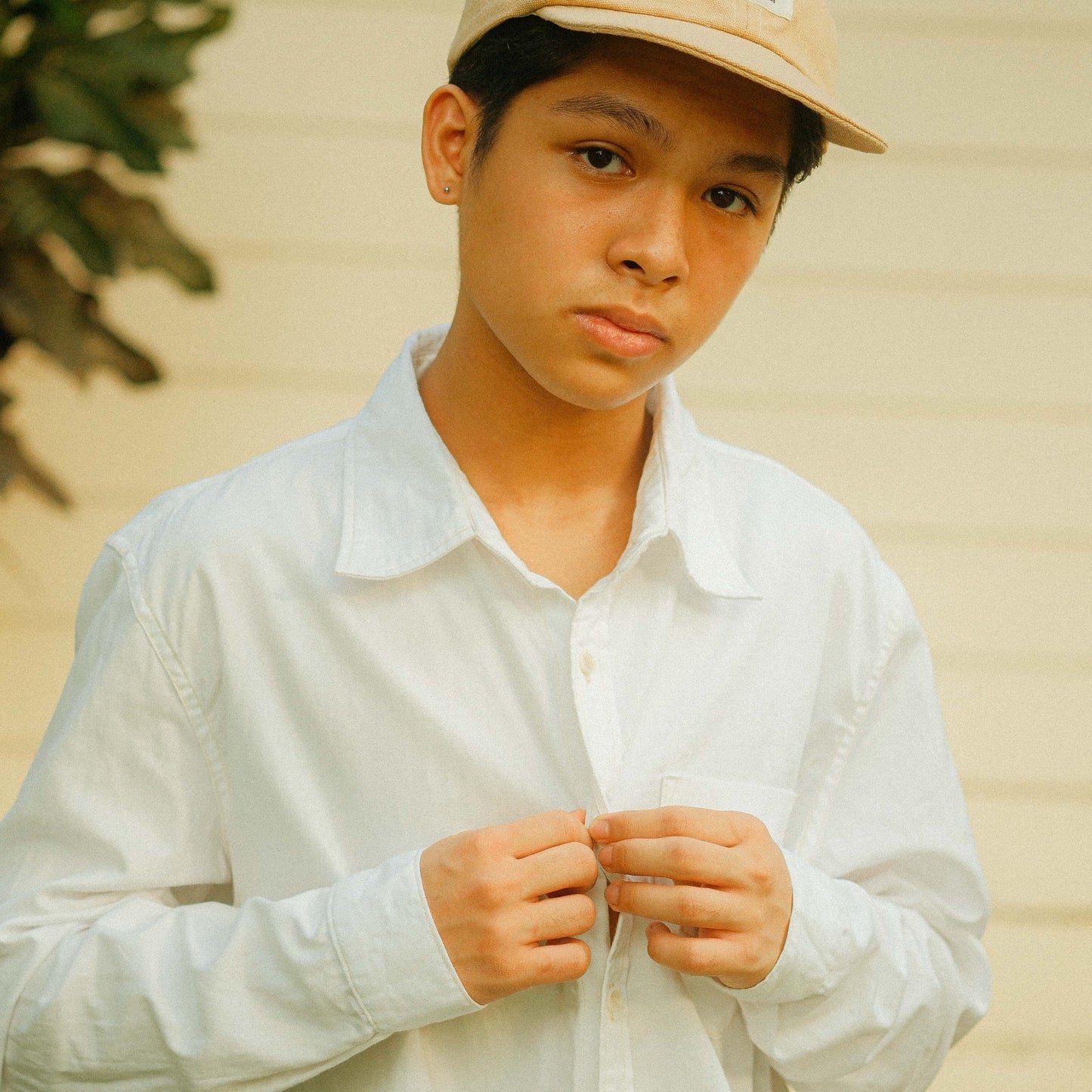 Oxford L/S Button Down Shirt - White