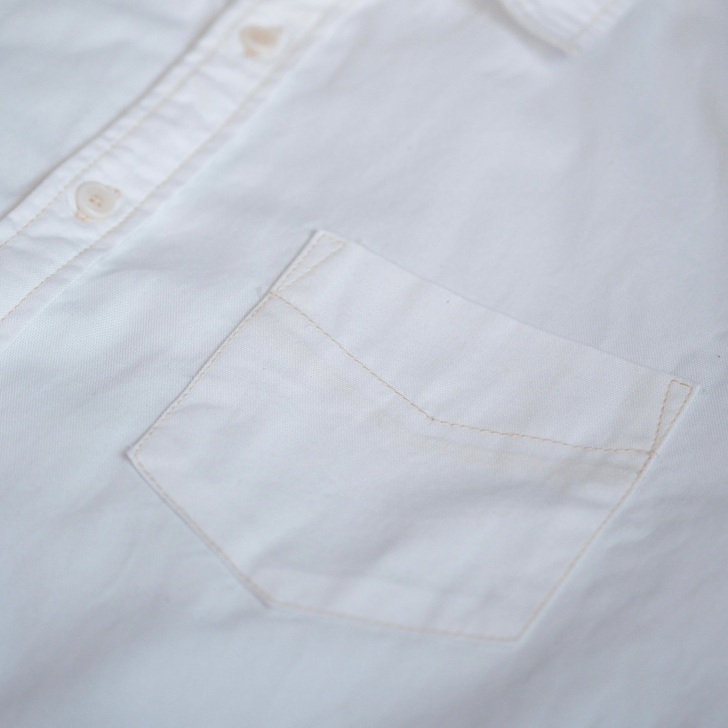 Oxford L/S Button Down Shirt - White