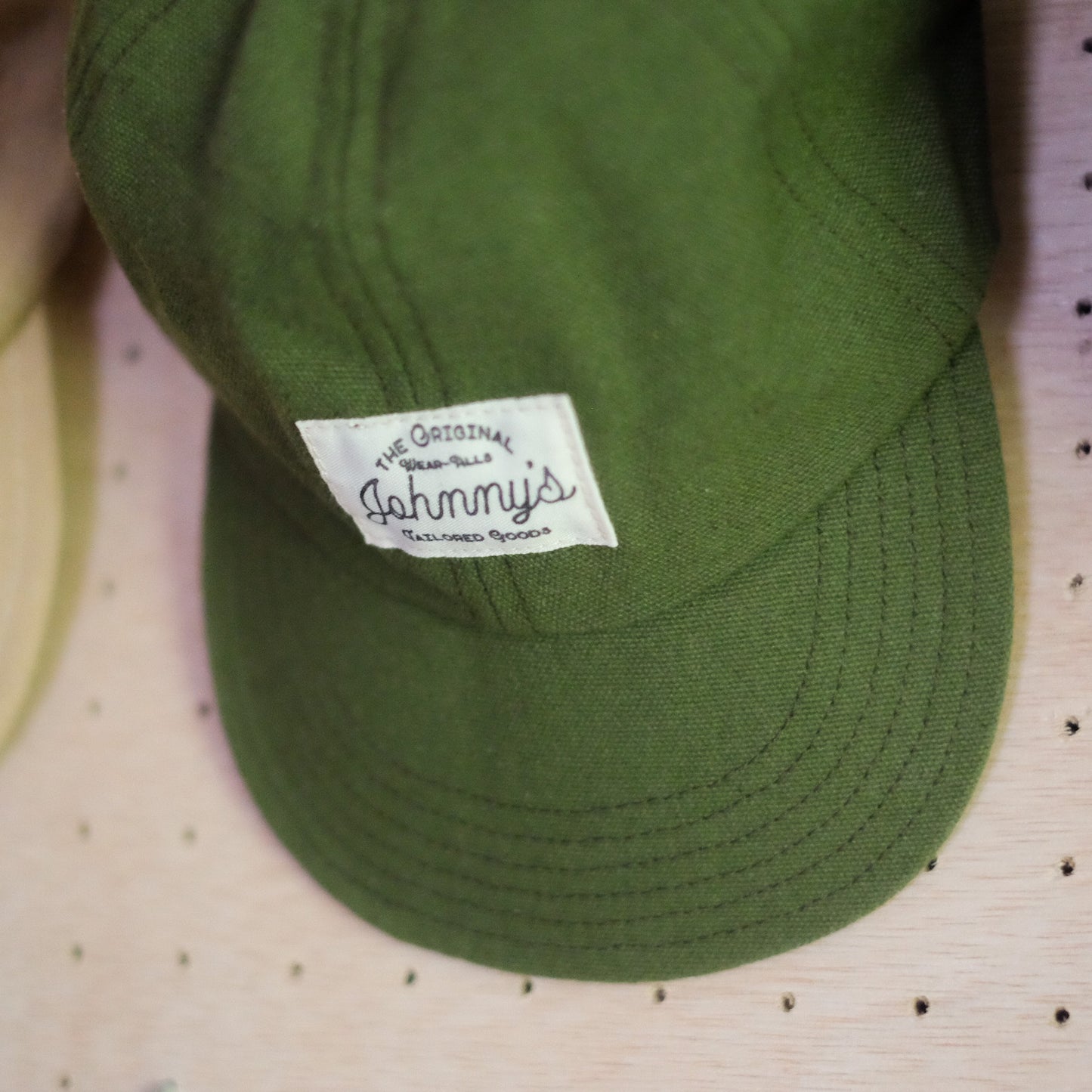 Soft-Brim Canvas Cap - Olive Green