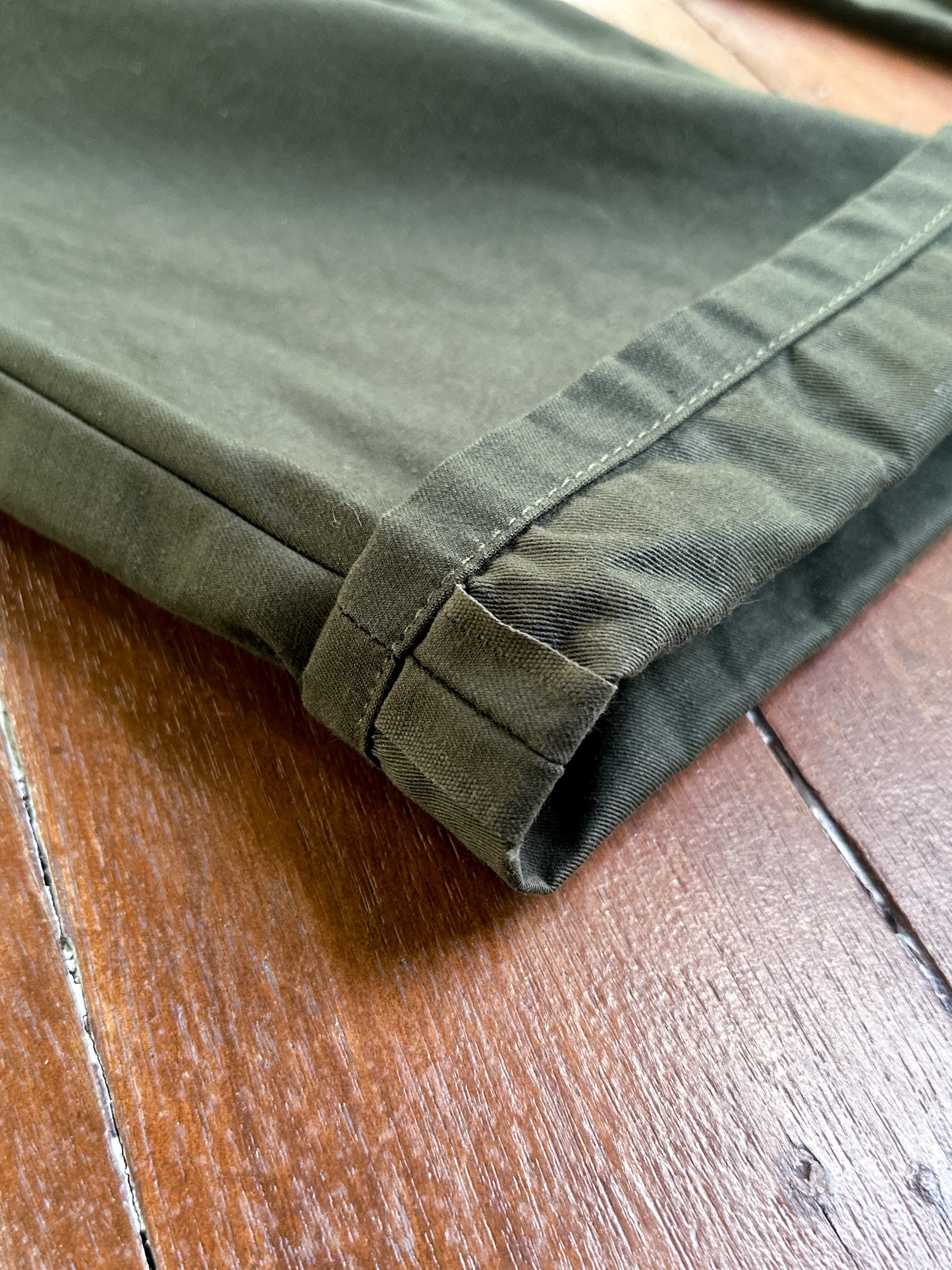 Selvedge Sateen Baker Pants - Fatigue