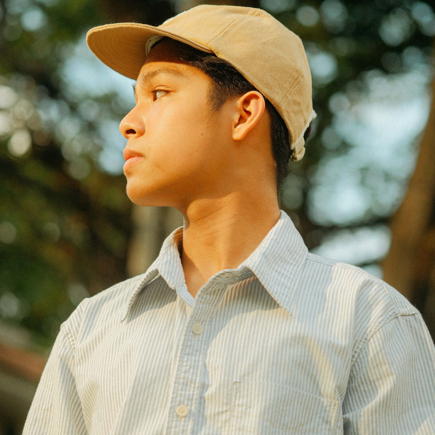 Oxford L/S Button Down Shirt - Blue Stripes