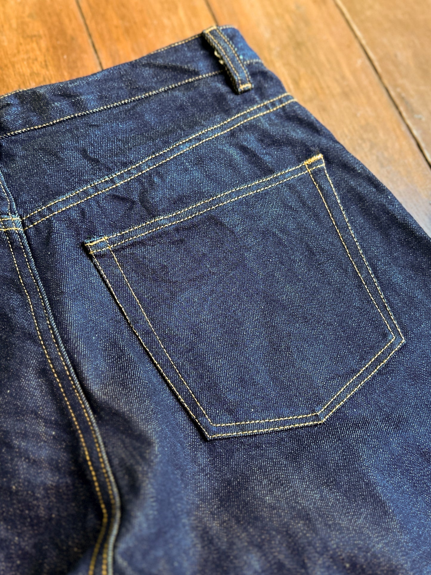 Lot-001 Selvedge Denim Jeans - Relaxed Tapered Cut