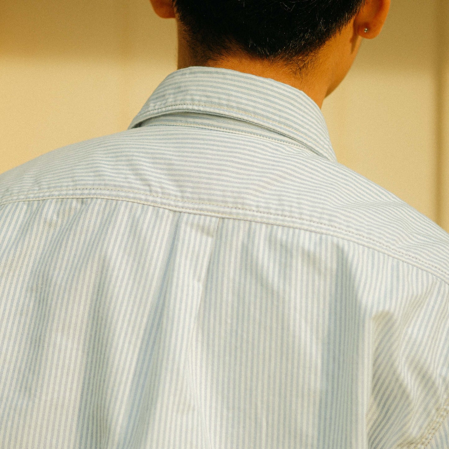 Oxford L/S Button Down Shirt - Blue Stripes