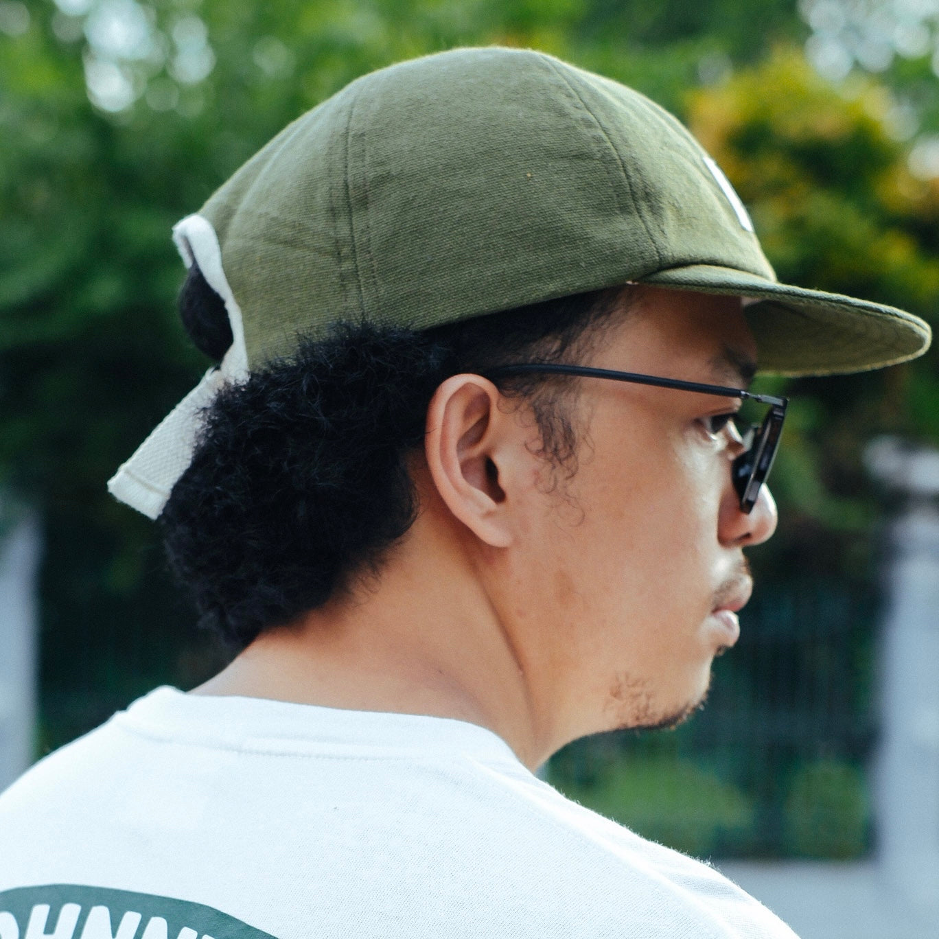 Soft-Brim Canvas Cap - Olive Green