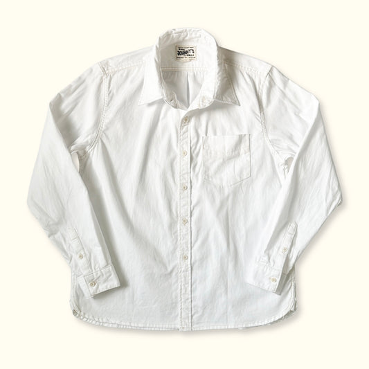 Oxford L/S Button Down Shirt - White