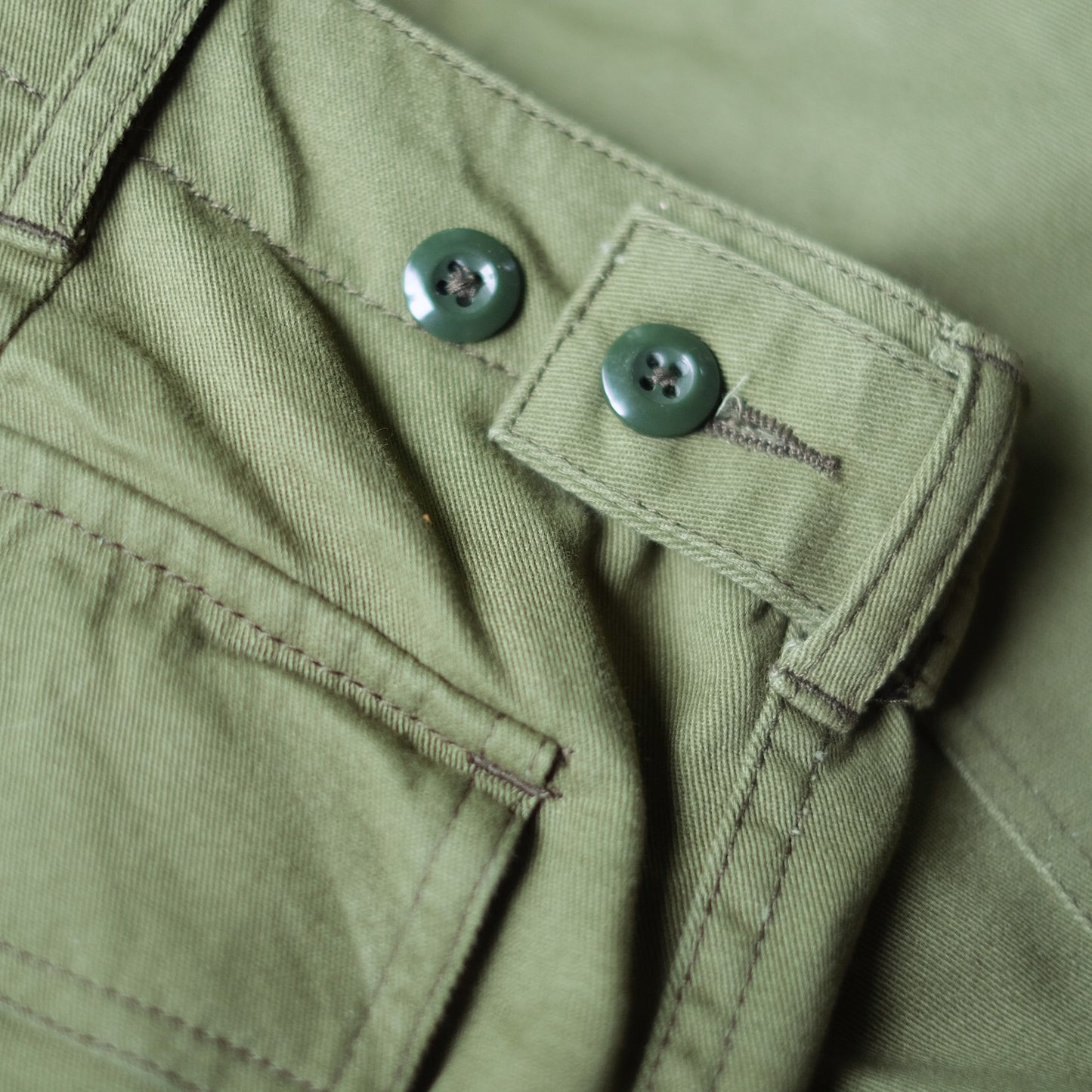 Twill Baker Pants - Olive Green