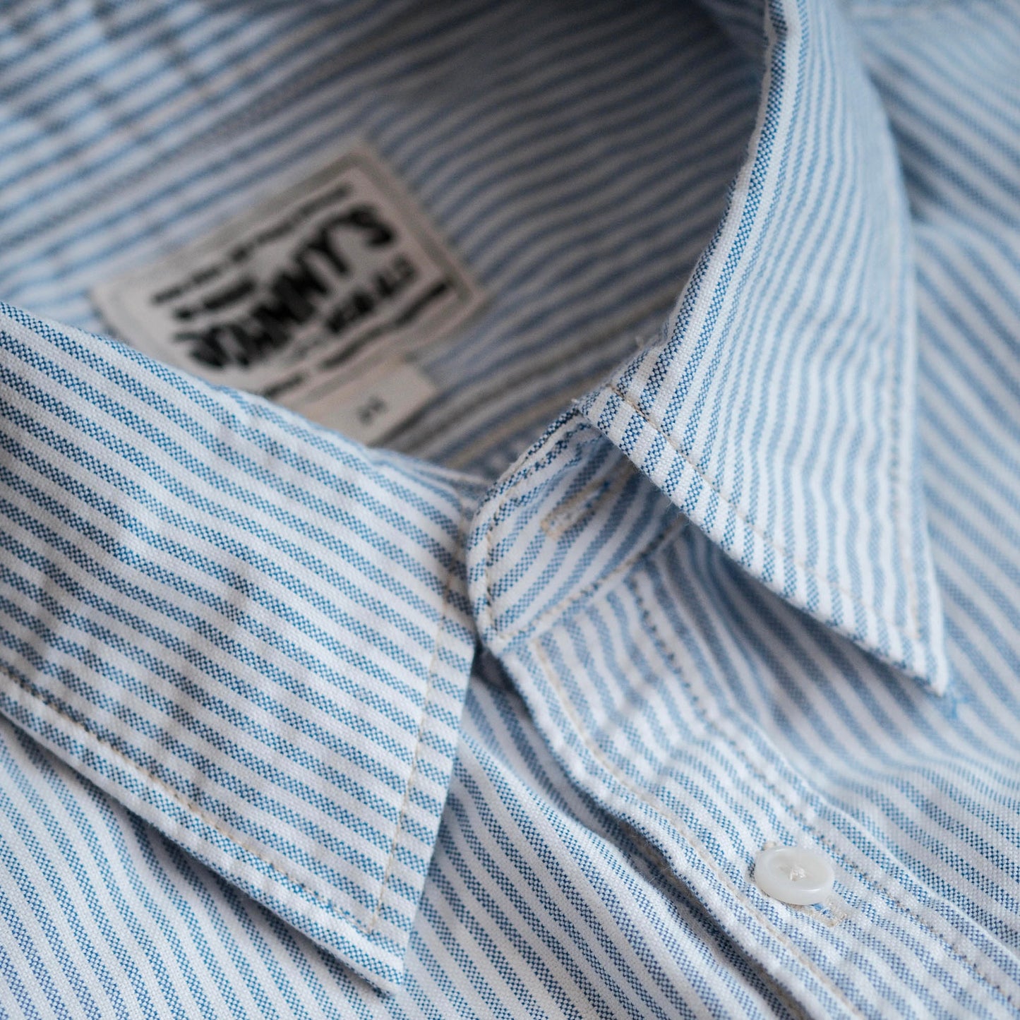 Oxford L/S Button Down Shirt - Blue Stripes