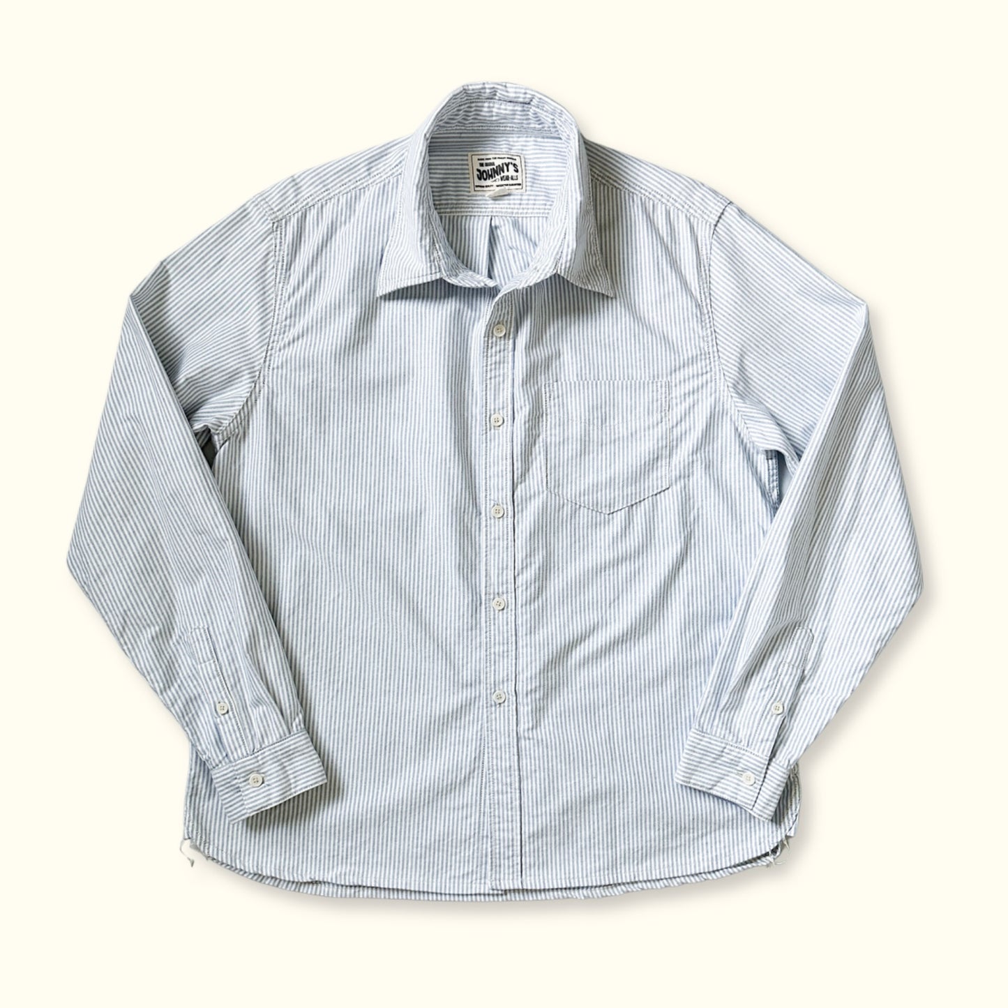 Oxford L/S Button Down Shirt - Blue Stripes