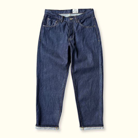 Lot-001 Selvedge Denim Jeans - Relaxed Tapered Cut