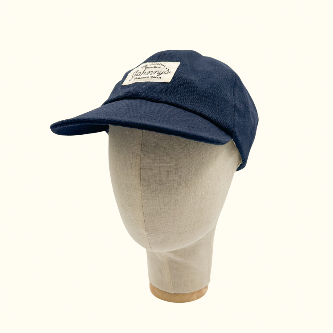 Soft-Brim Canvas Cap - Navy Blue