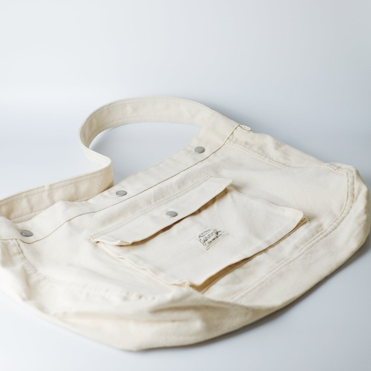 Canvas Paperboy Bag - Natural - Johnny's Wear Alls