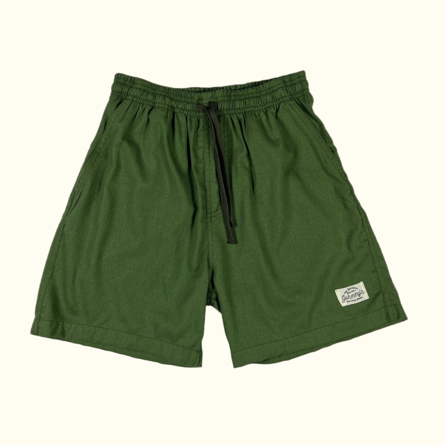 Linen Easy Shorts - Olive