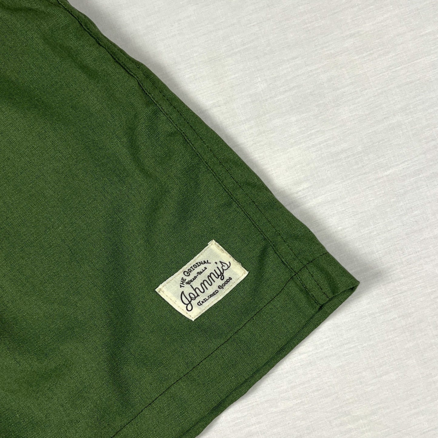 Linen Easy Shorts - Olive