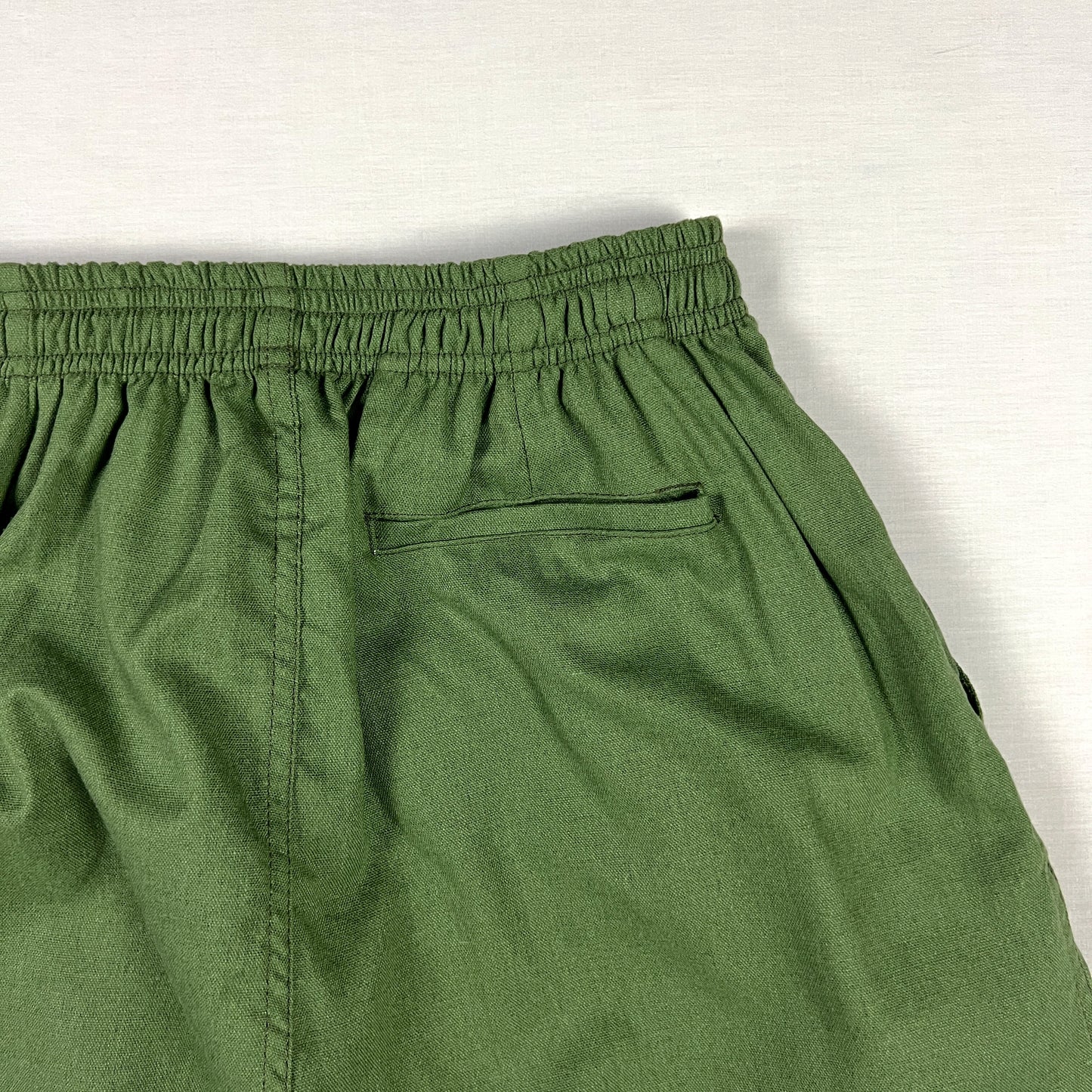 Linen Easy Shorts - Olive