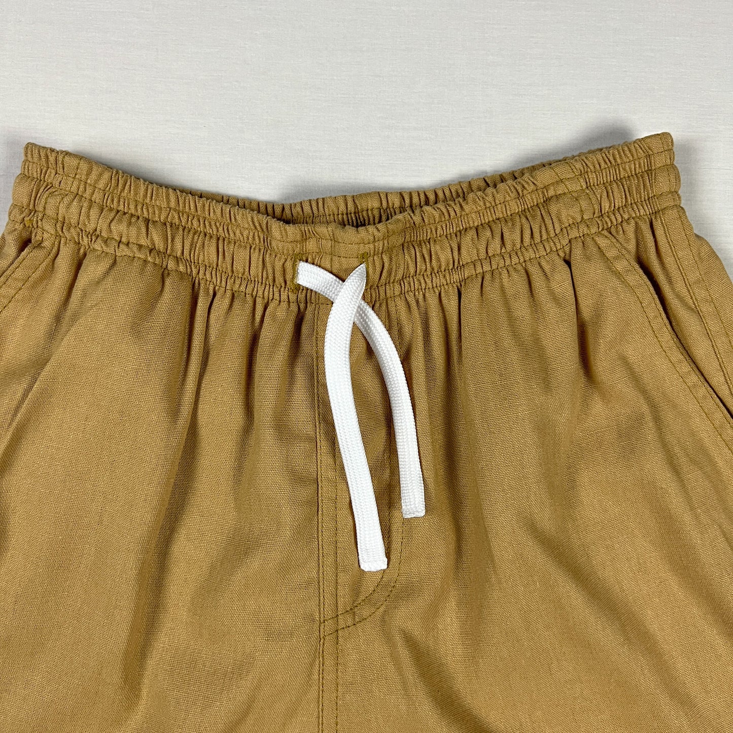 Linen Easy Shorts - Khaki