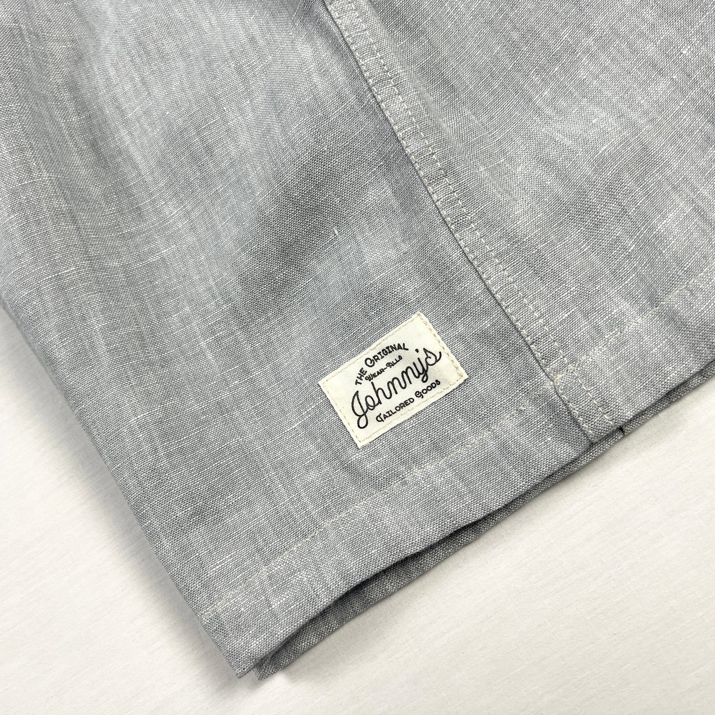 Linen Easy Shorts- Acid Grey