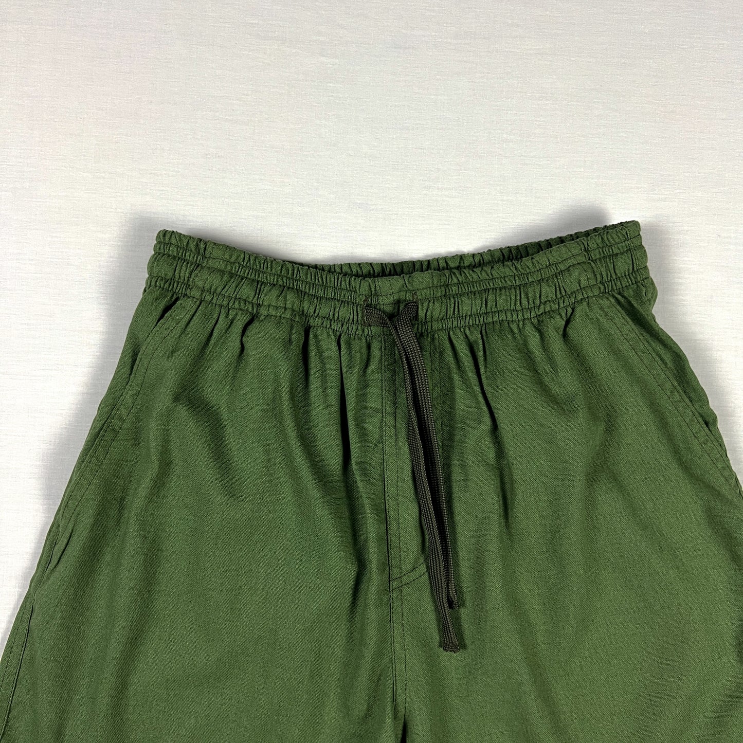 Linen Easy Shorts - Olive