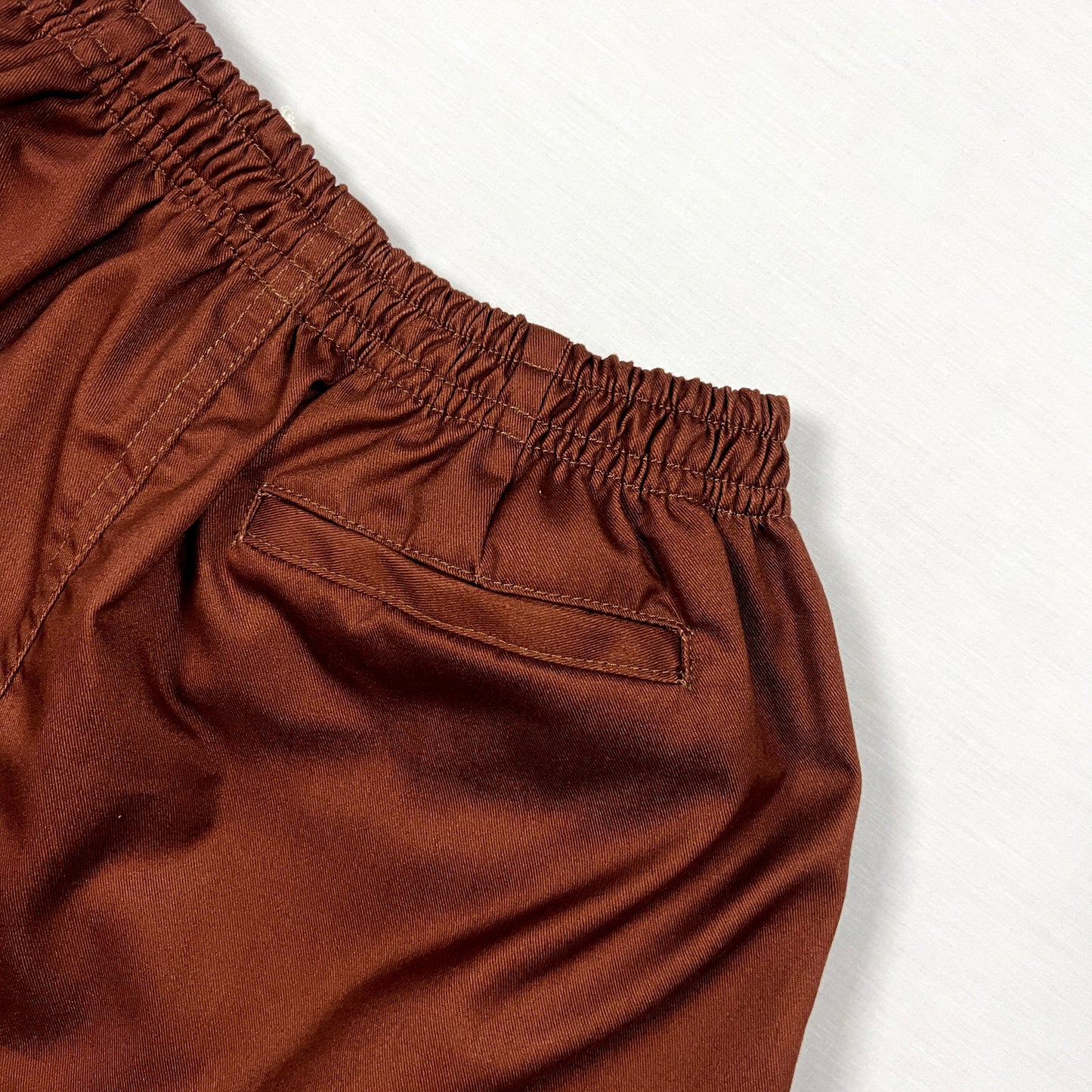 Twill Easy Shorts - Rust