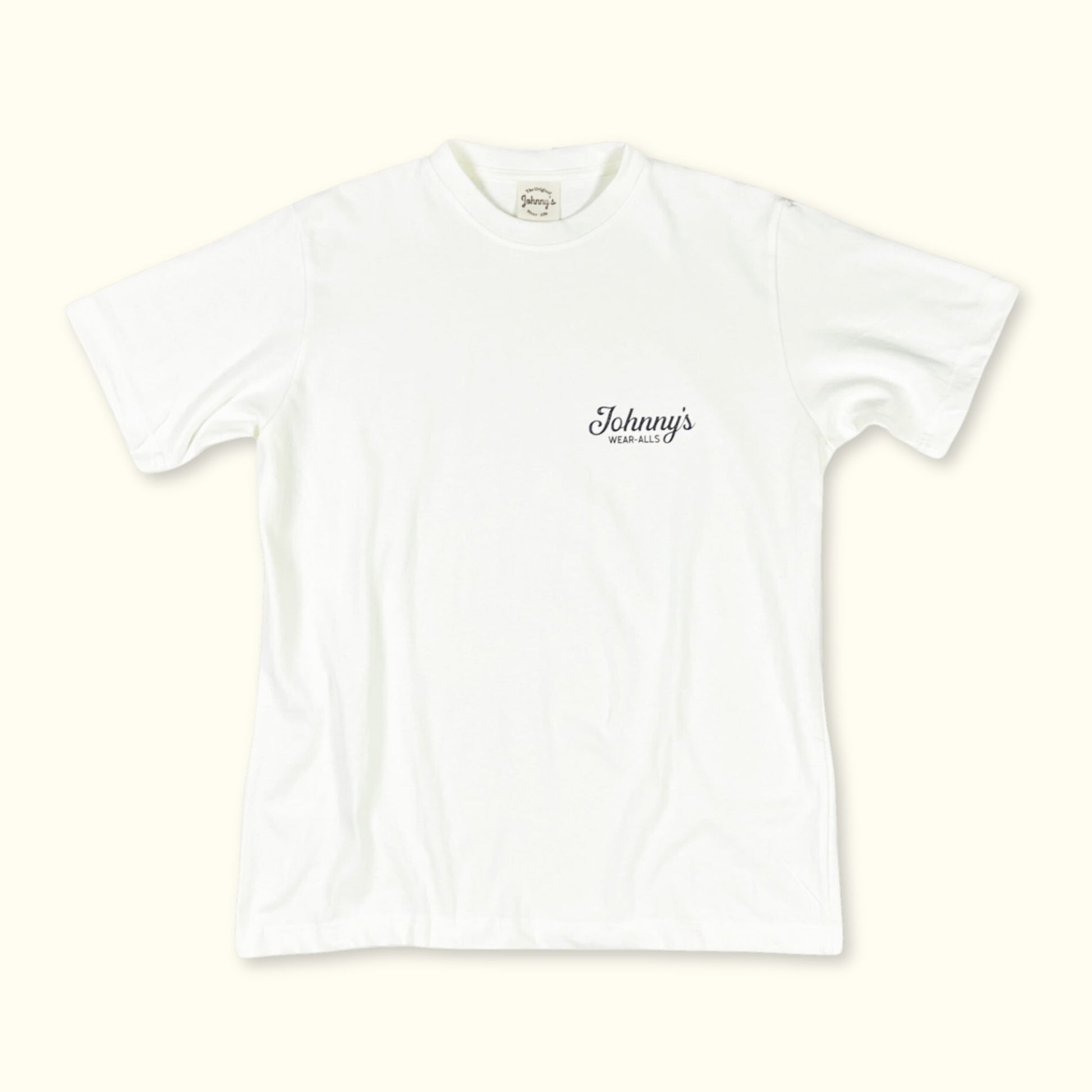 Logo Tee - Ivory - Johnny's Wear Alls