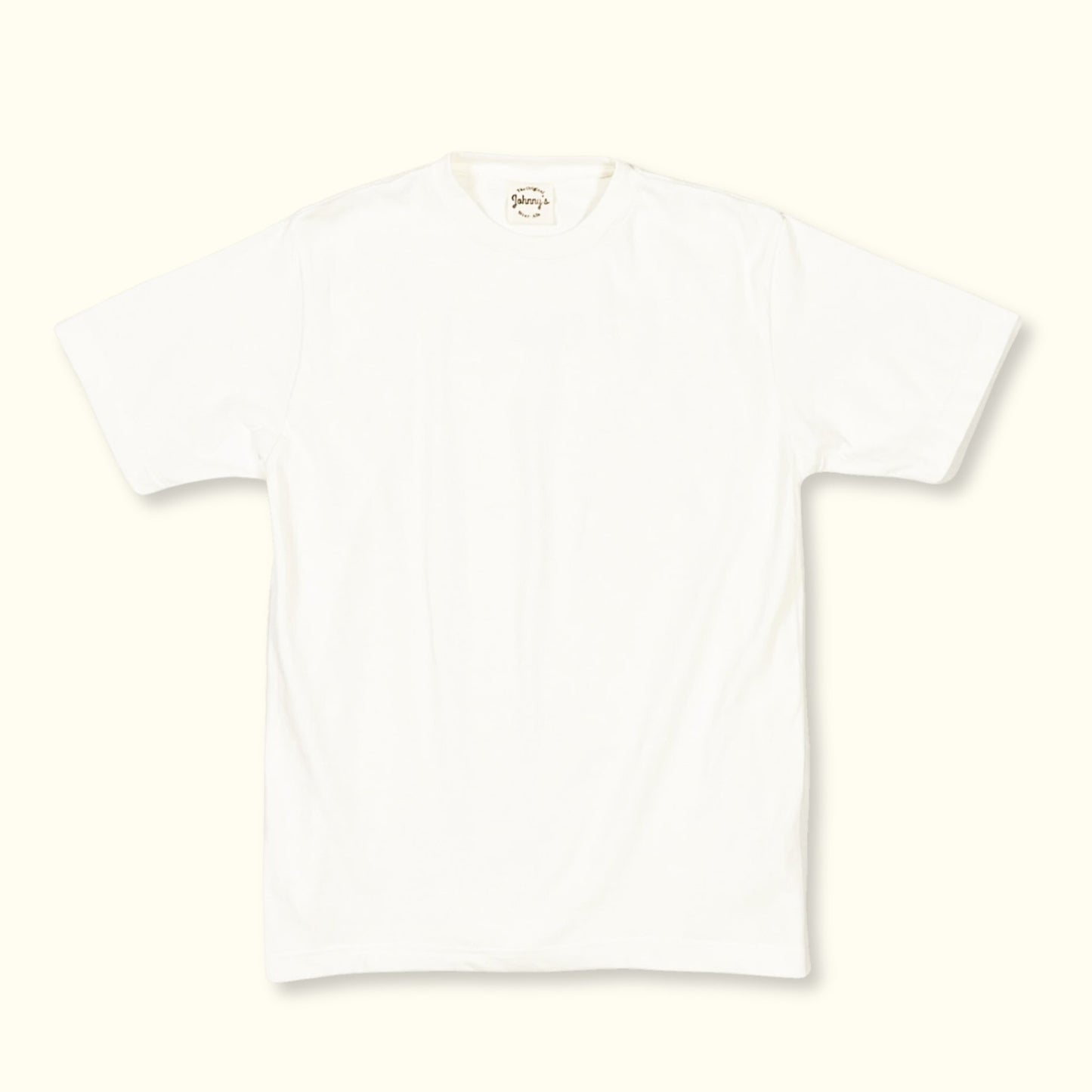 Plain Tee - Ivory - Johnny's Wear Alls