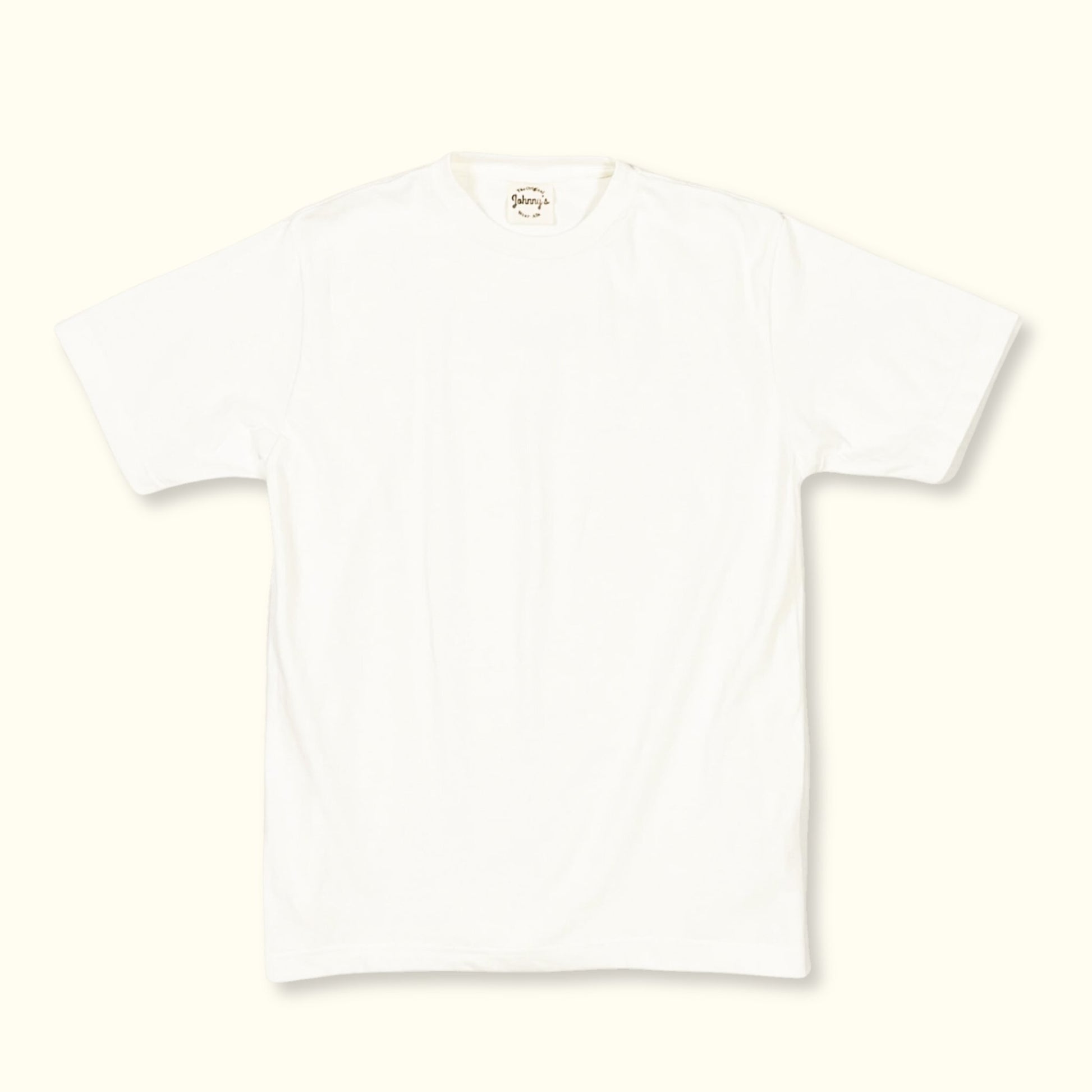 Plain Tee - Ivory - Johnny's Wear Alls