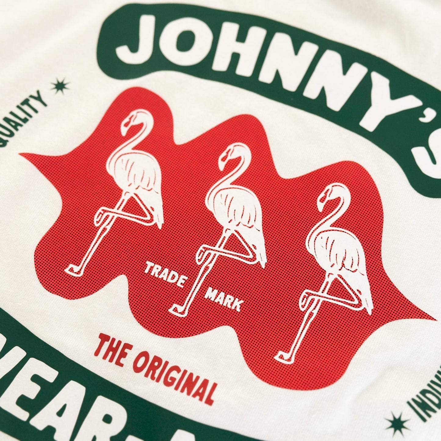 Three Mingos Tee - Ivory - Johnny's Wear Alls