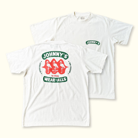 Three Mingos Tee - Ivory - Johnny's Wear Alls