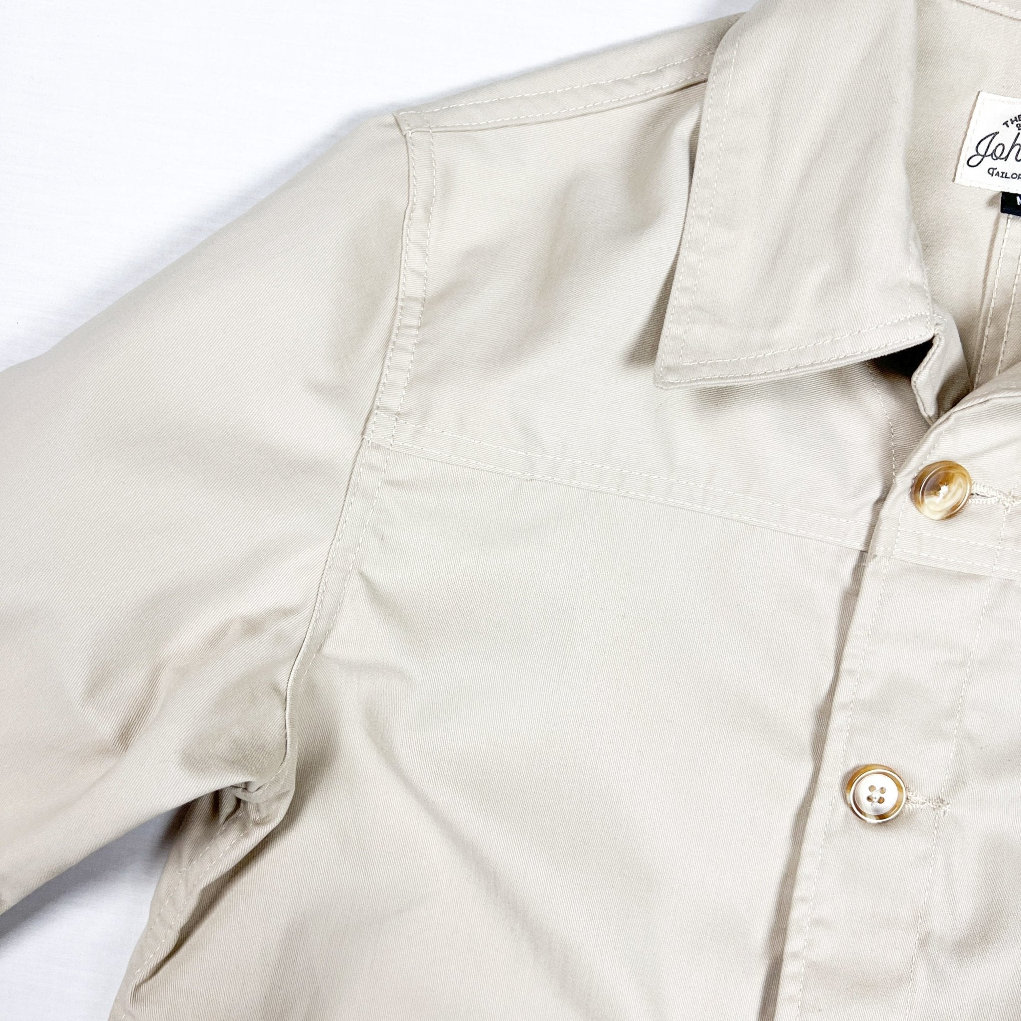 Twill Work Jacket - Cream – Johnny's Wear Alls