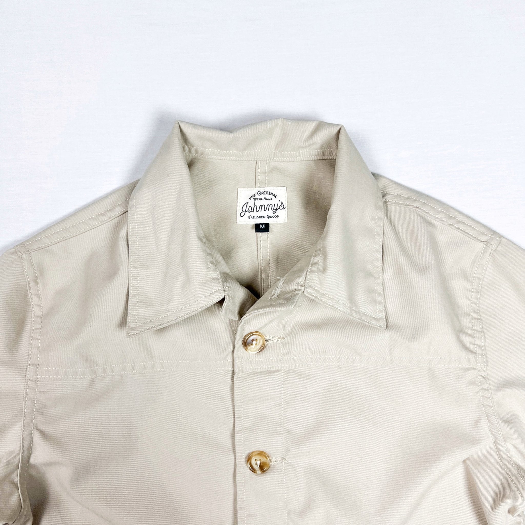 Twill Work Jacket - Cream – Johnny's Wear Alls